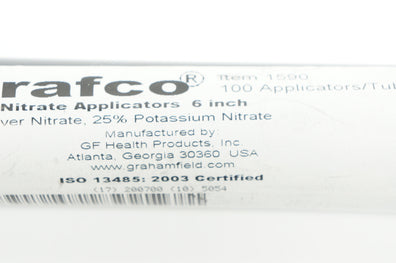 GF 1590 Grafco Silver Nitrate Applicators 6 inch (x) - Tube of 100